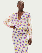 Me369 Tori Printed Shirt in Markers