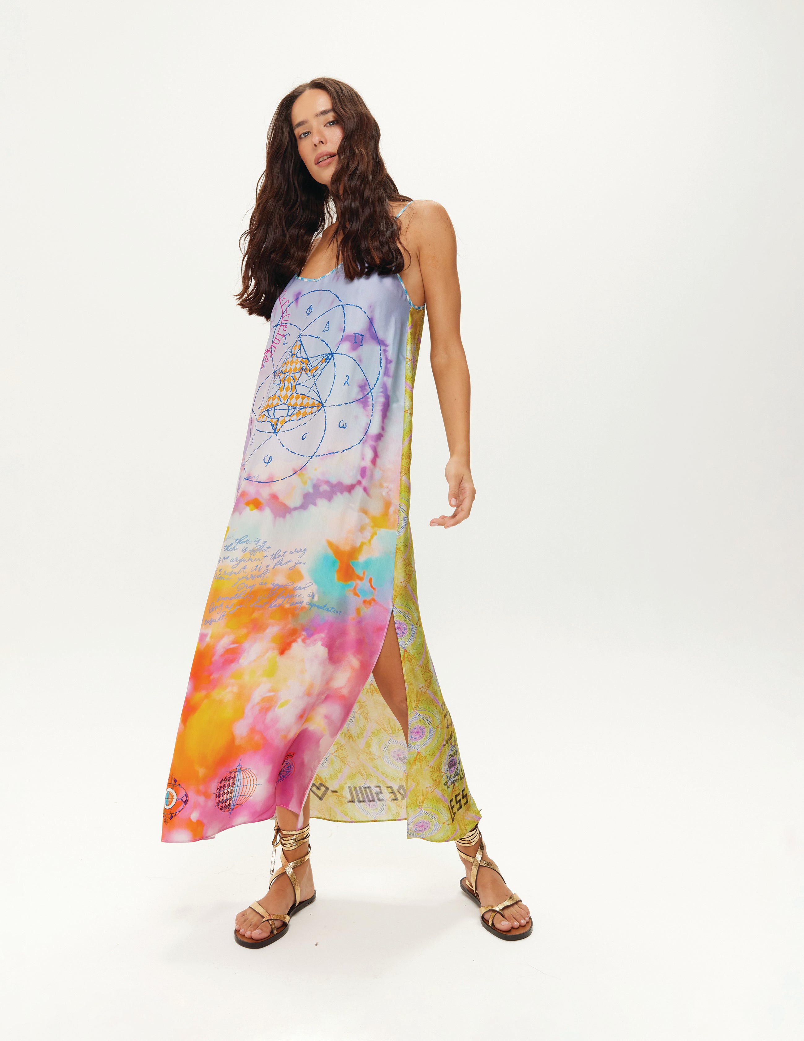 ME369 Olivia Camisole Dress Runic Whisper