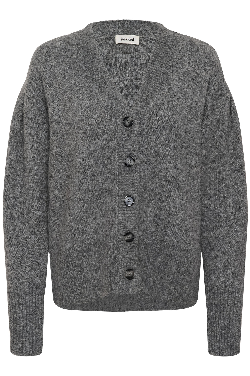 Soaked in Luxury SLBEAN Grey Marl Cardigan