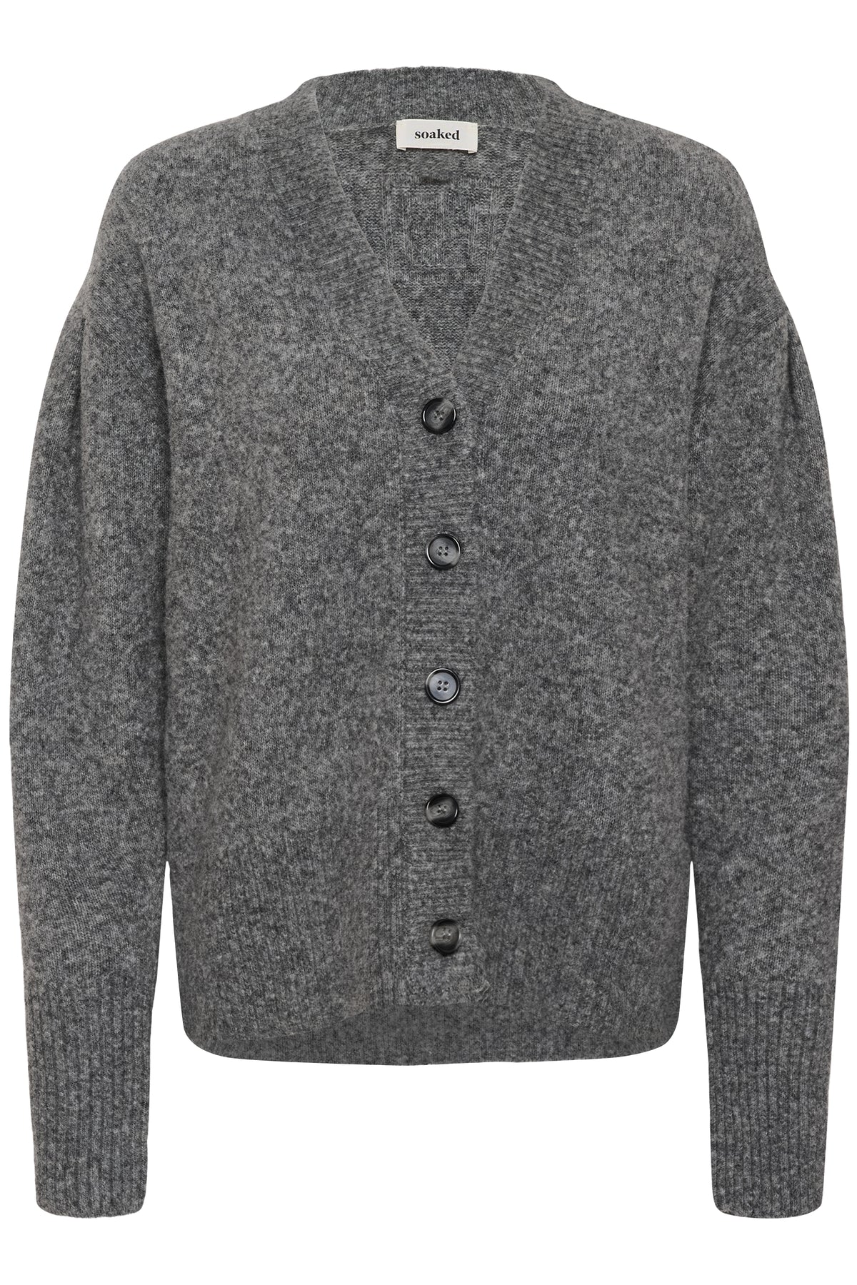 Soaked in Luxury SLBEAN Grey Marl Cardigan