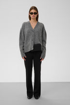 Soaked in Luxury SLBEAN Grey Marl Cardigan