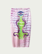 ME369 Valery Pencil Skirt in Runic Whisper