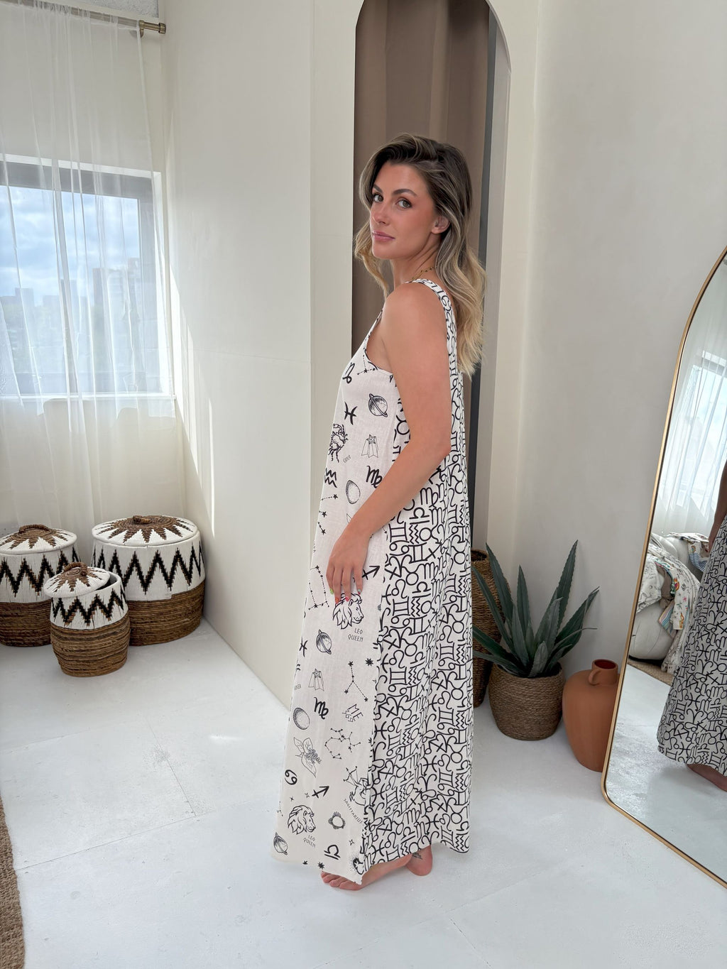 Me369 Alison Sleeveless Dress Zodiac Wanderluststories me369-alison-sleeveless-dress-zodiac-wanderluststories