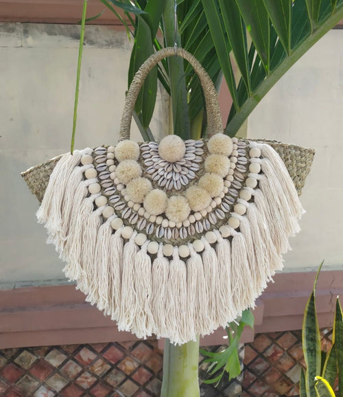 Boho Beach Basket