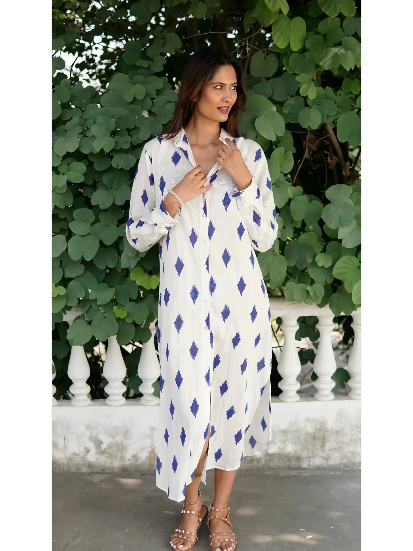 Crab Print Kimono