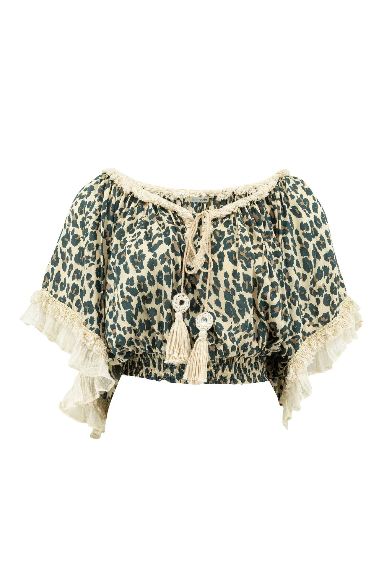 Ana Top Black/Leopard