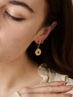 Boheme Emerald Hoops