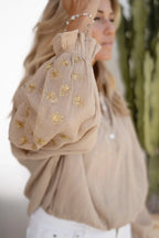 Danza Blouse Light Taupe