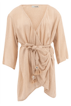 Deya Wrap Dress Sand
