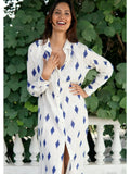 Crab Print Kimono