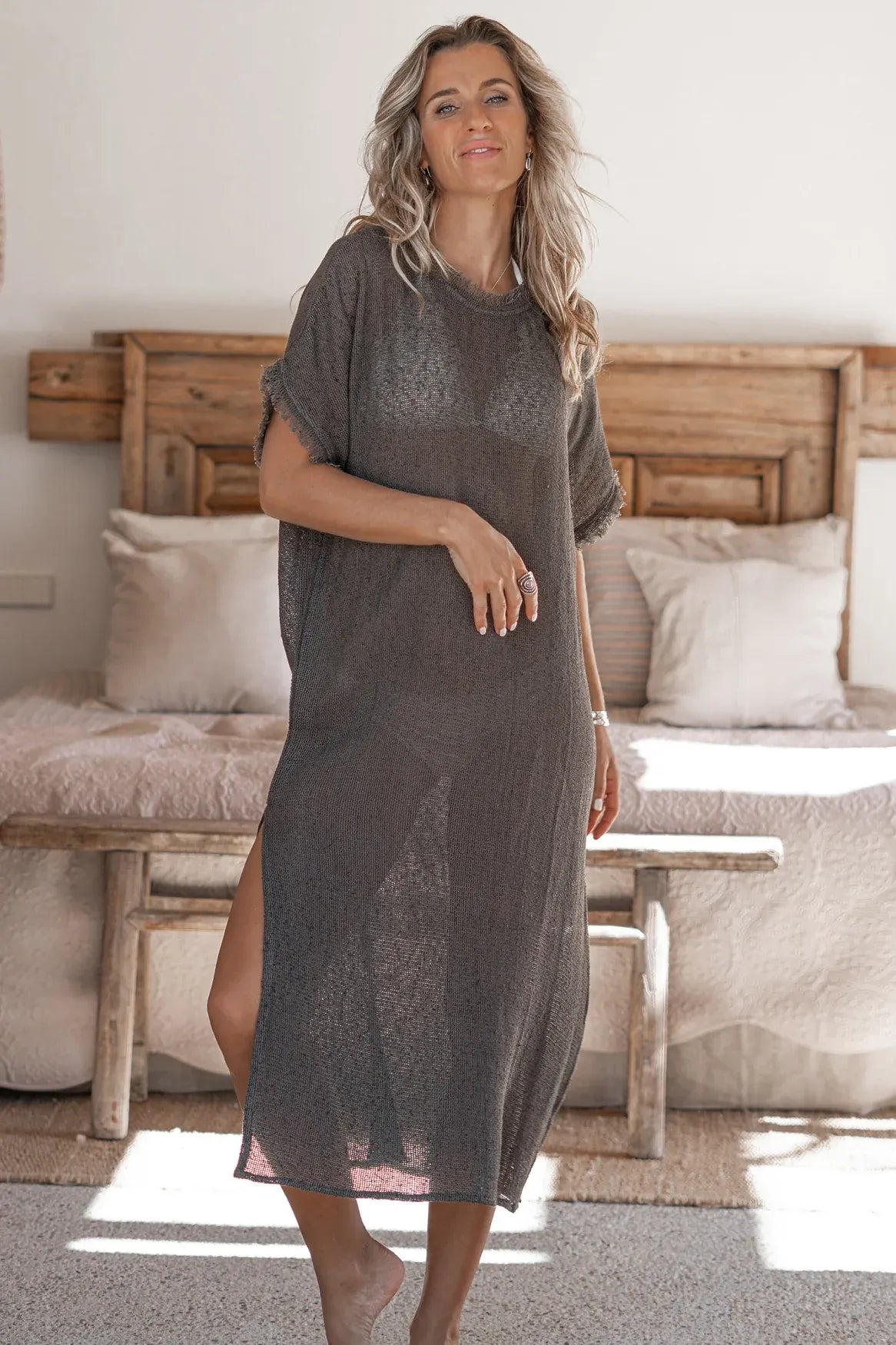 Deya Dress Anthracite