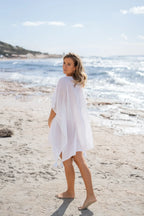 Lia white short kaftan