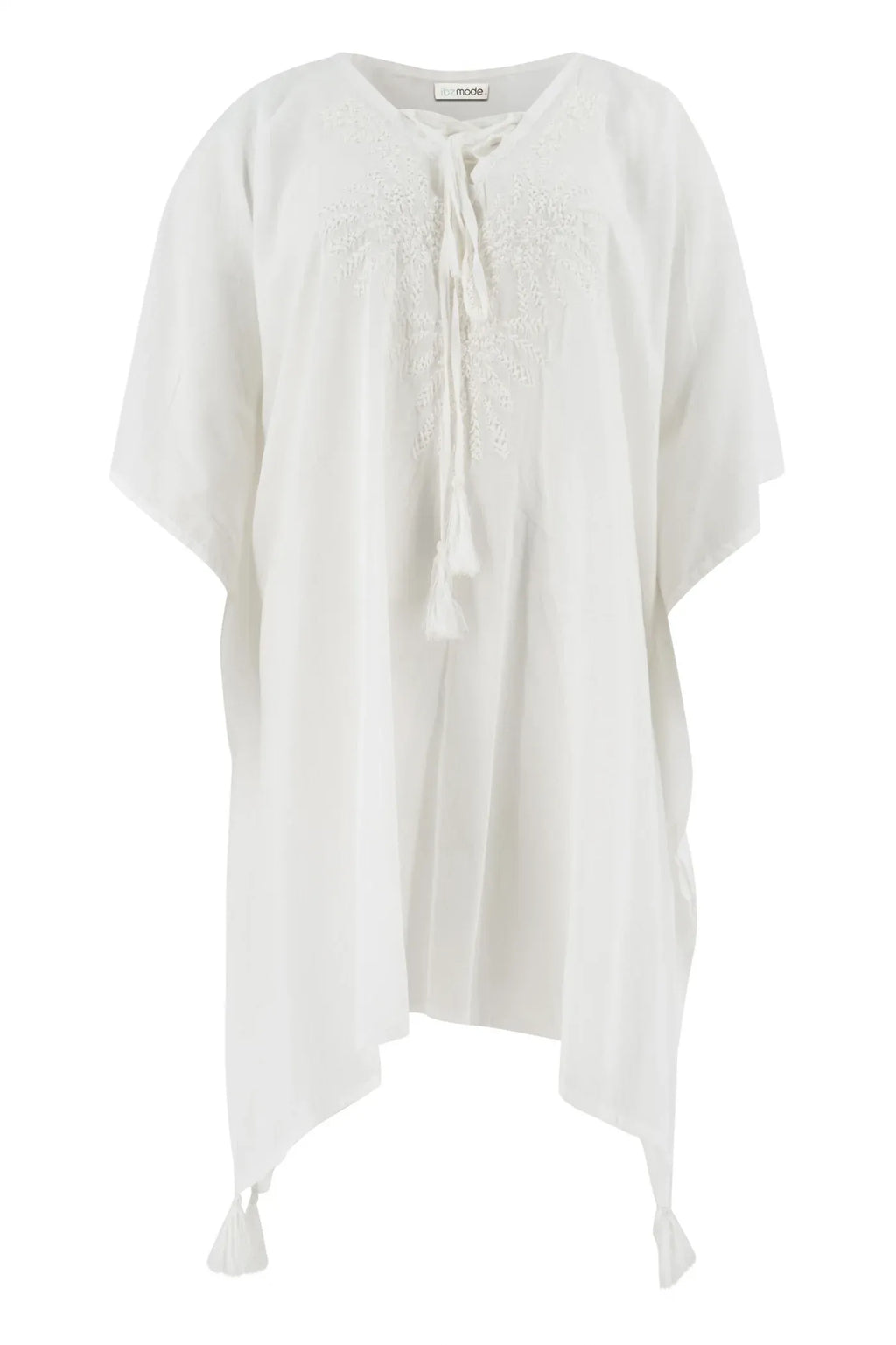 Lia white short kaftan