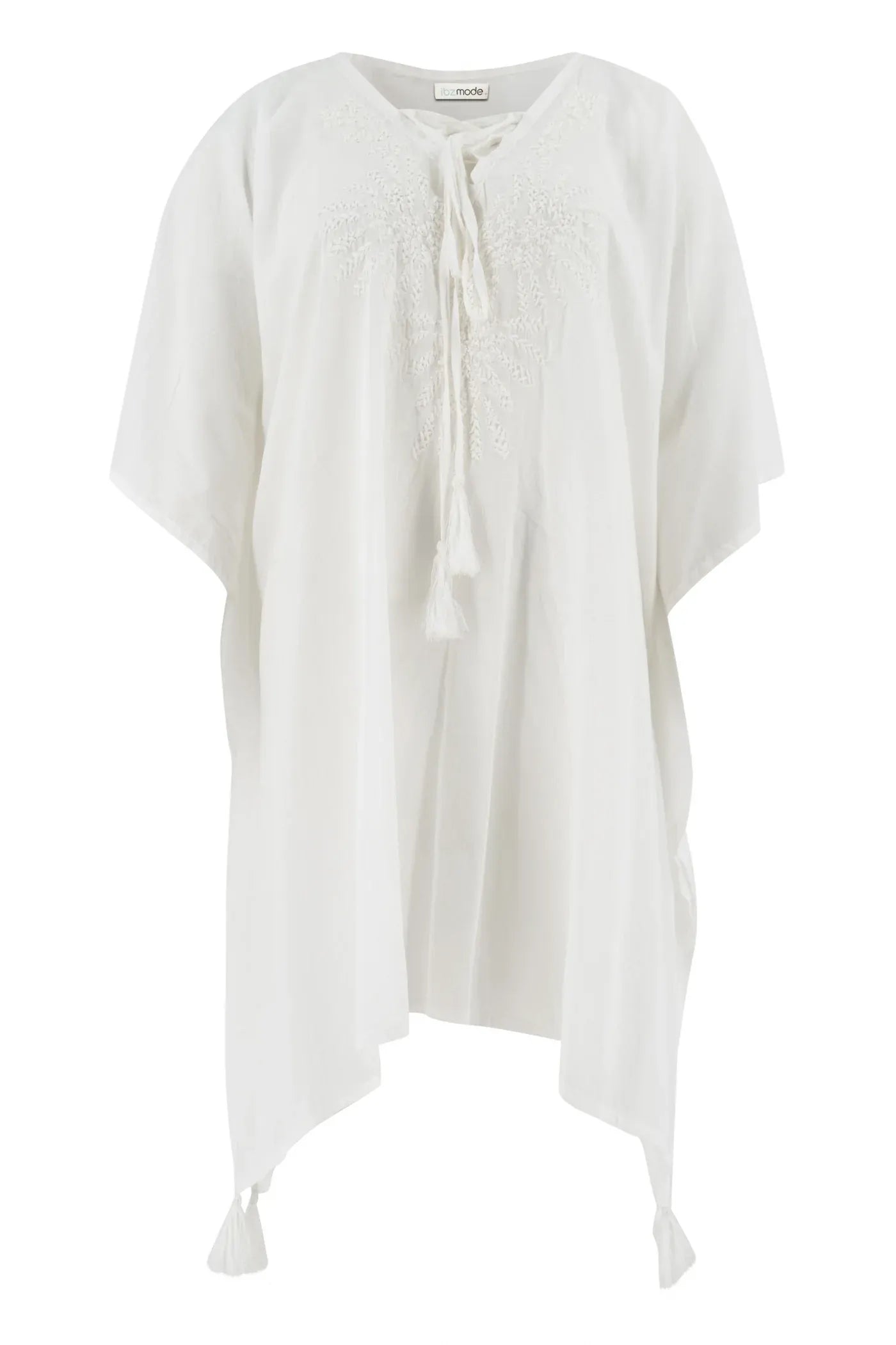 Lia white short kaftan