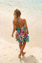 Ibiza Mini Dress Liquid Rainbow