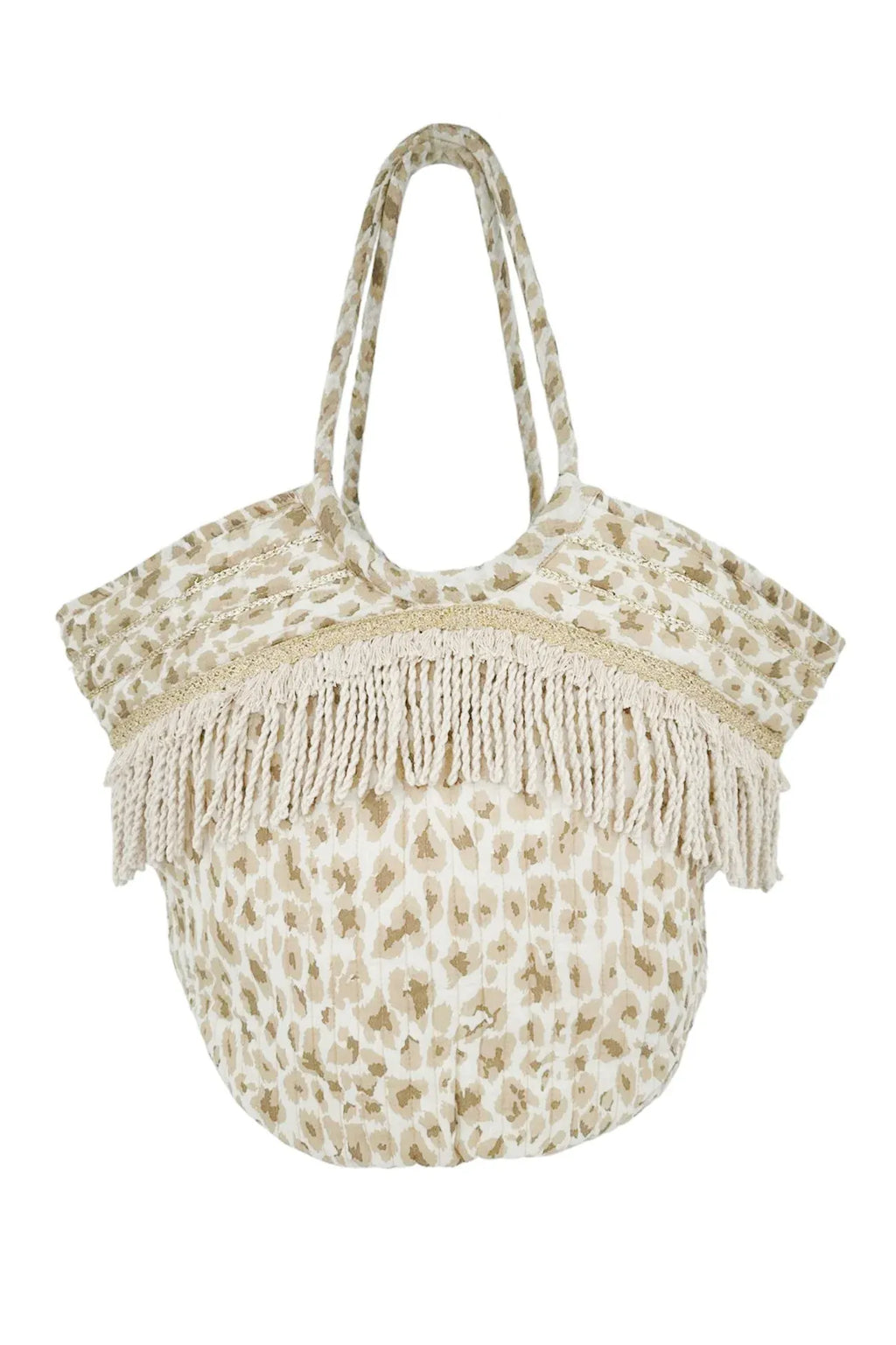 Elvio Leopard print Beach Bag