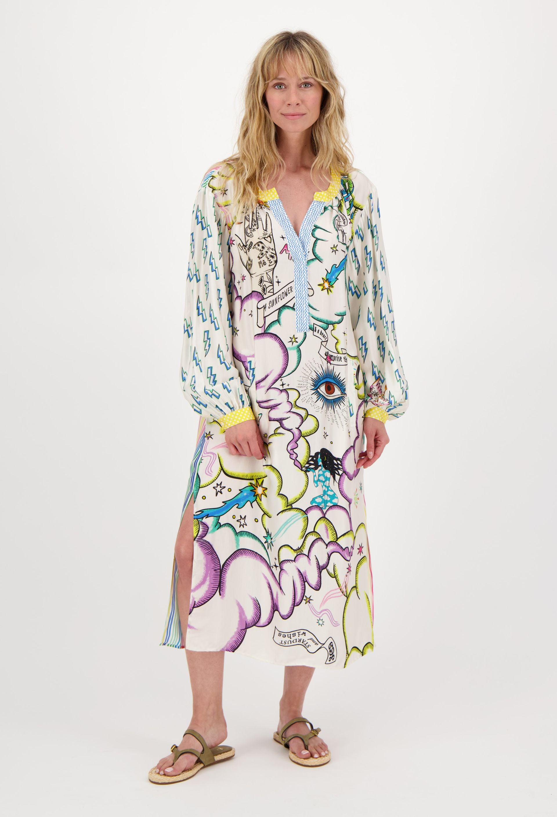 Hanna Placket Dress Enlightenment