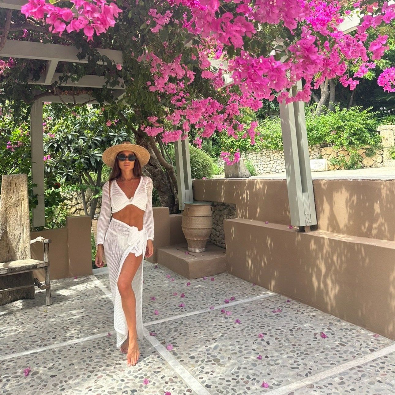 Inca White Knit Co Ord