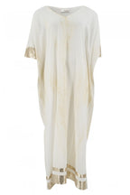 JADA LONG WHITE TIE DYE KAFTAN
