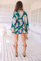 Mahala Print Florin Mini Dress