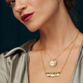 Gold Greek Island Necklace