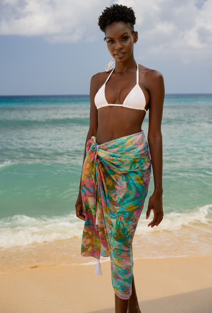 Liquid Rainbow Cotton Sarong