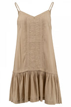 Mila Strap Dress Sand