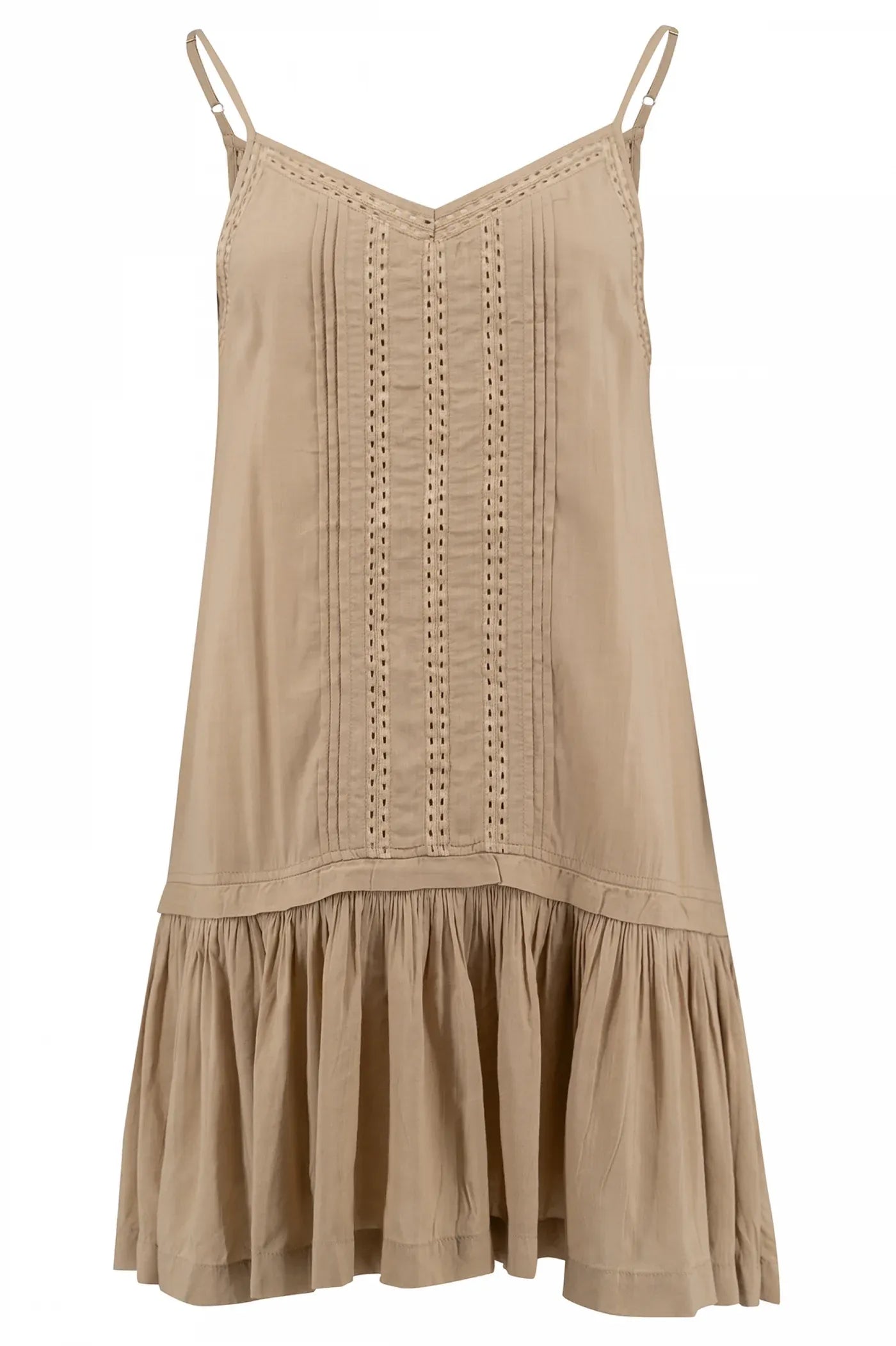 Mila Strap Dress Sand