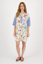 Nancy Placket Mini Dress Enlightenment