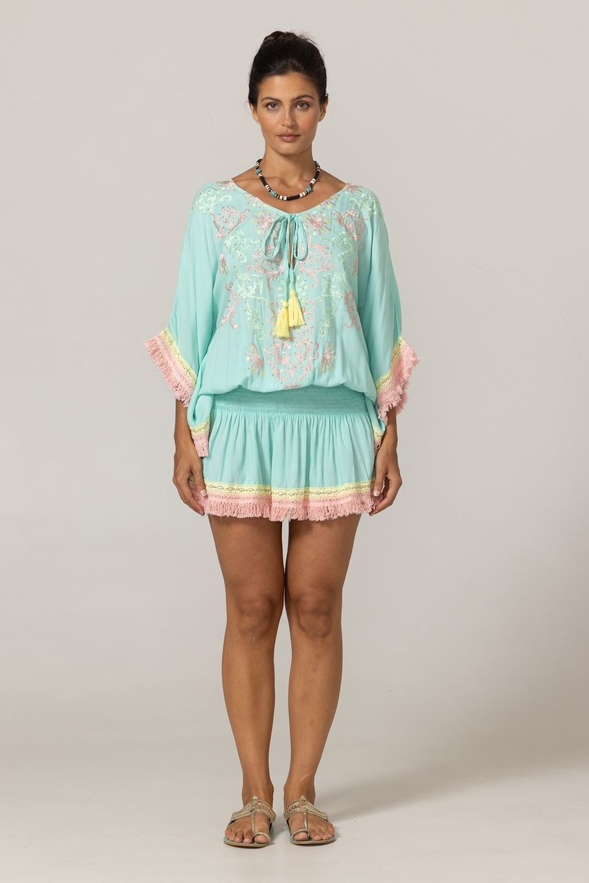 Sejla Dress Aqua Miss June