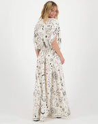 Rose Kaftan Dress Zodiac