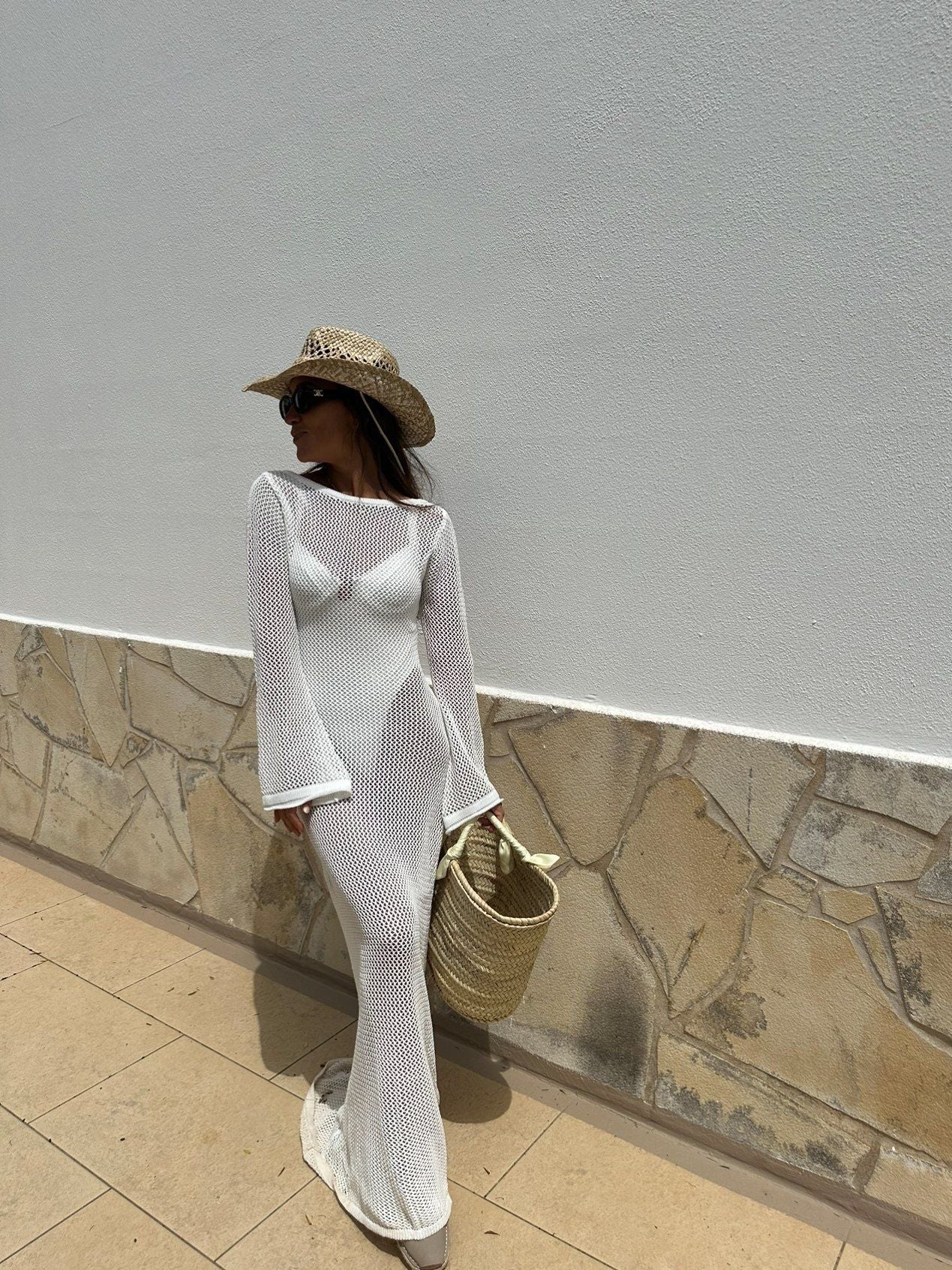 Roma Dress White