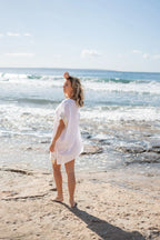 Short Jada Kaftan White