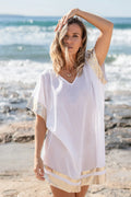 Short Jada Kaftan White