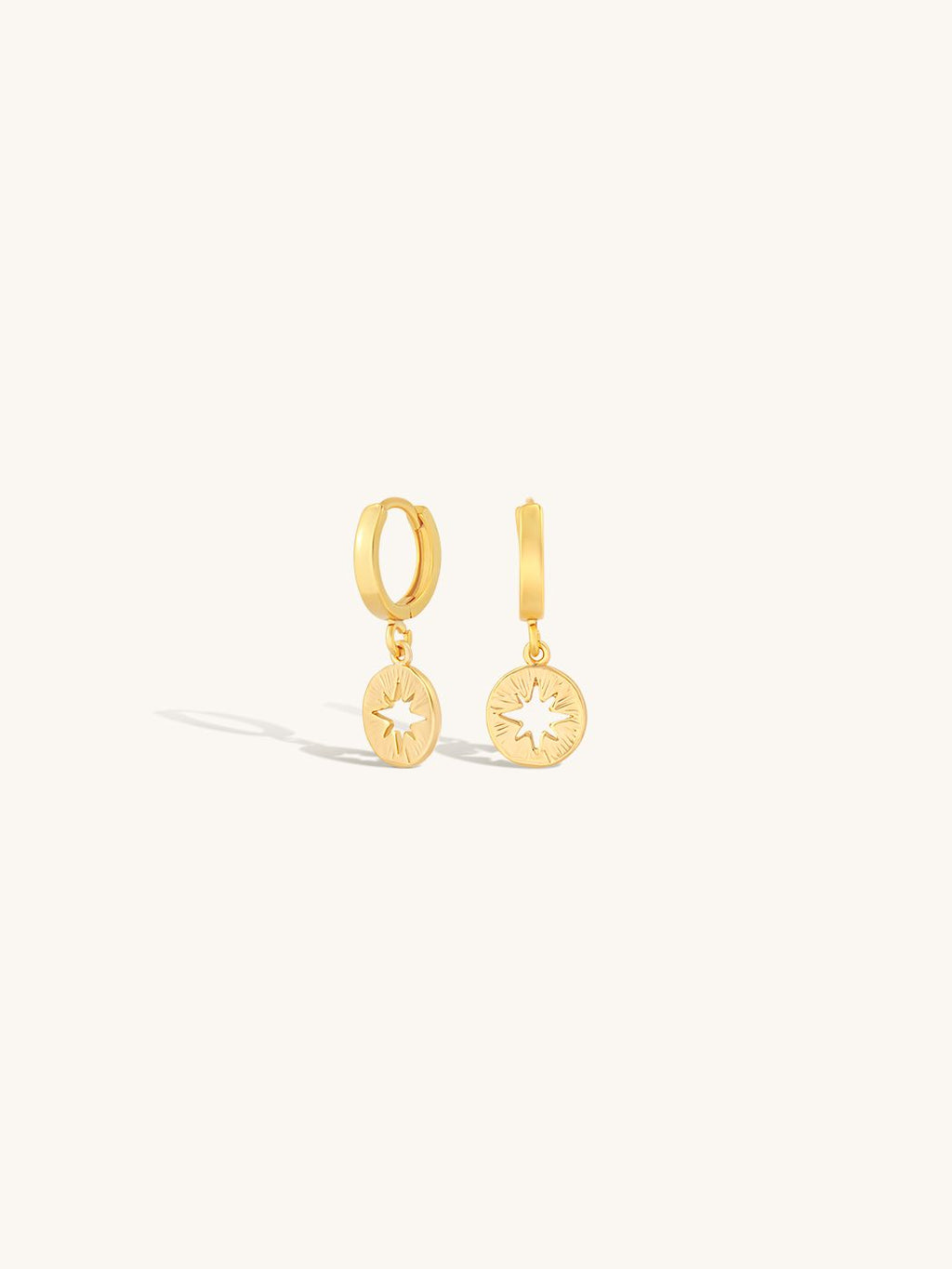 Star Huggie earrings