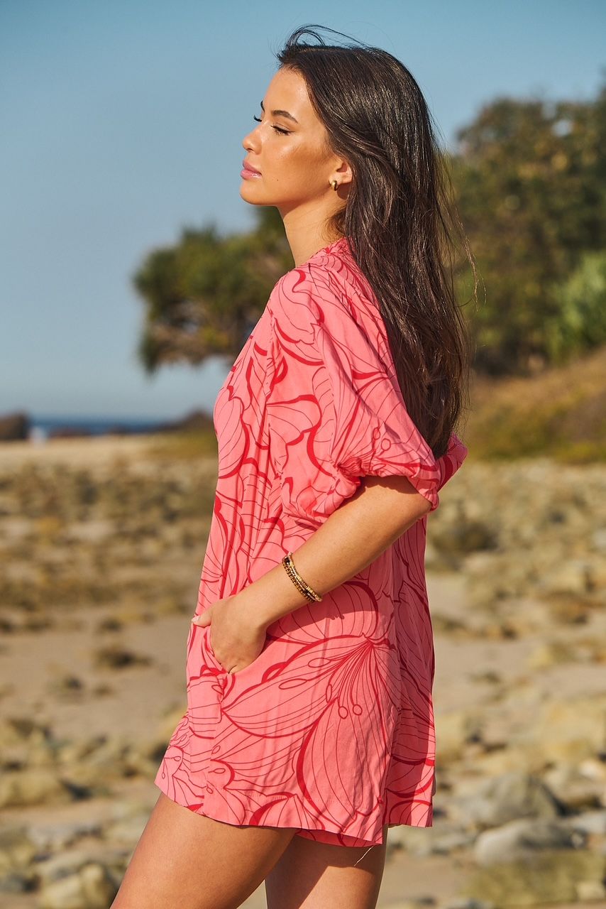 Rosella Print Mahlia Playsuit