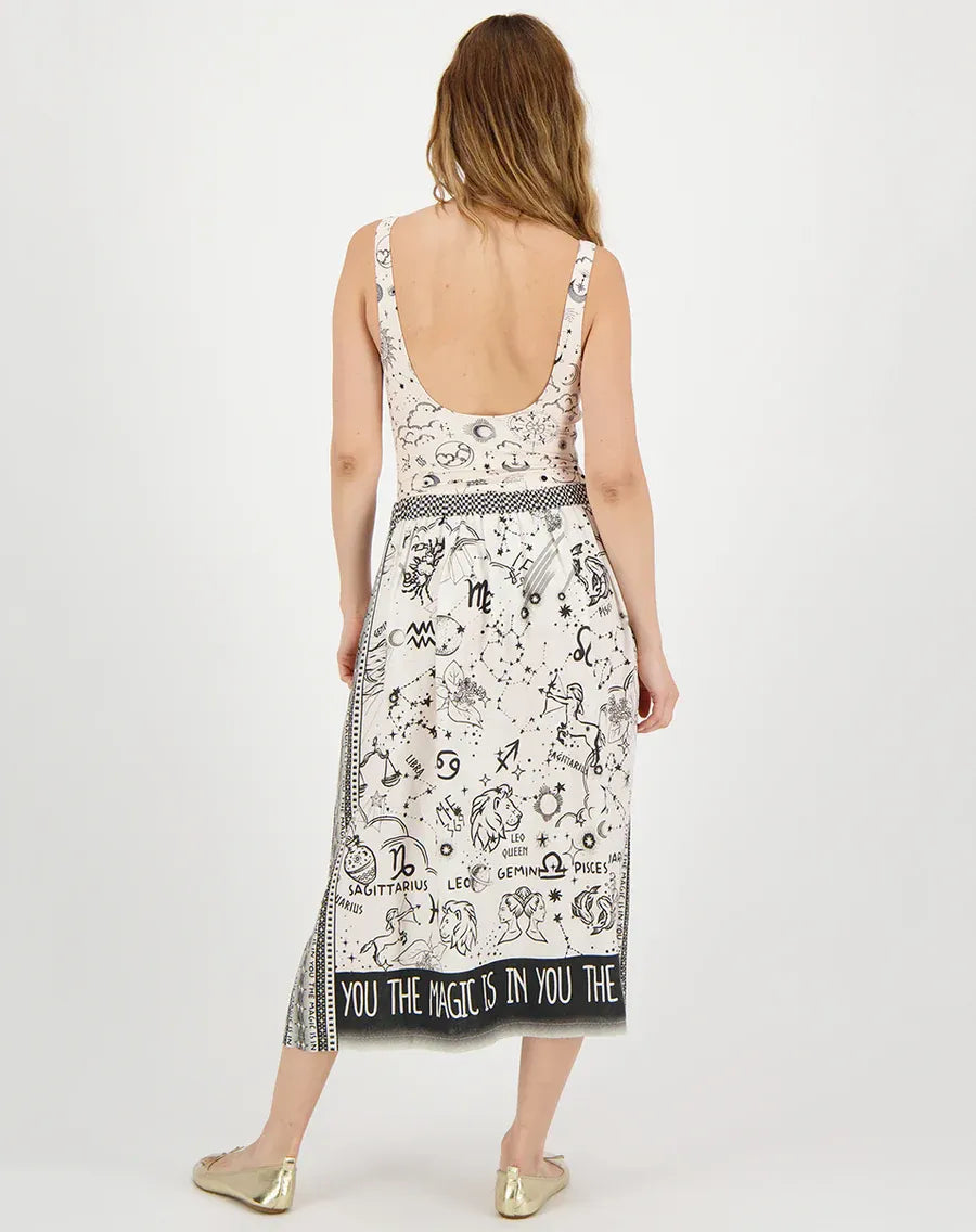 Vanessa Midi Skirt Zodiac