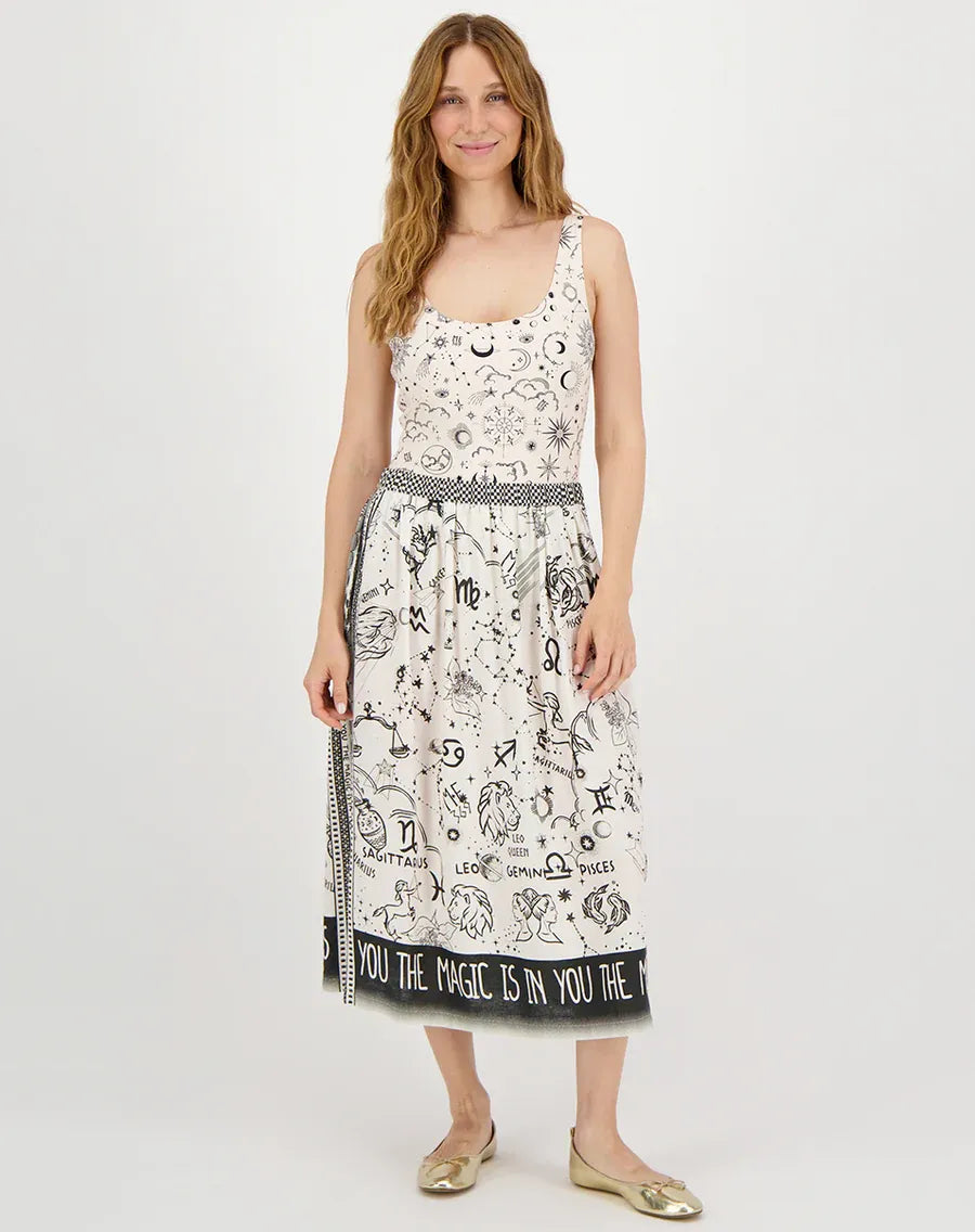 Vanessa Midi Skirt Zodiac
