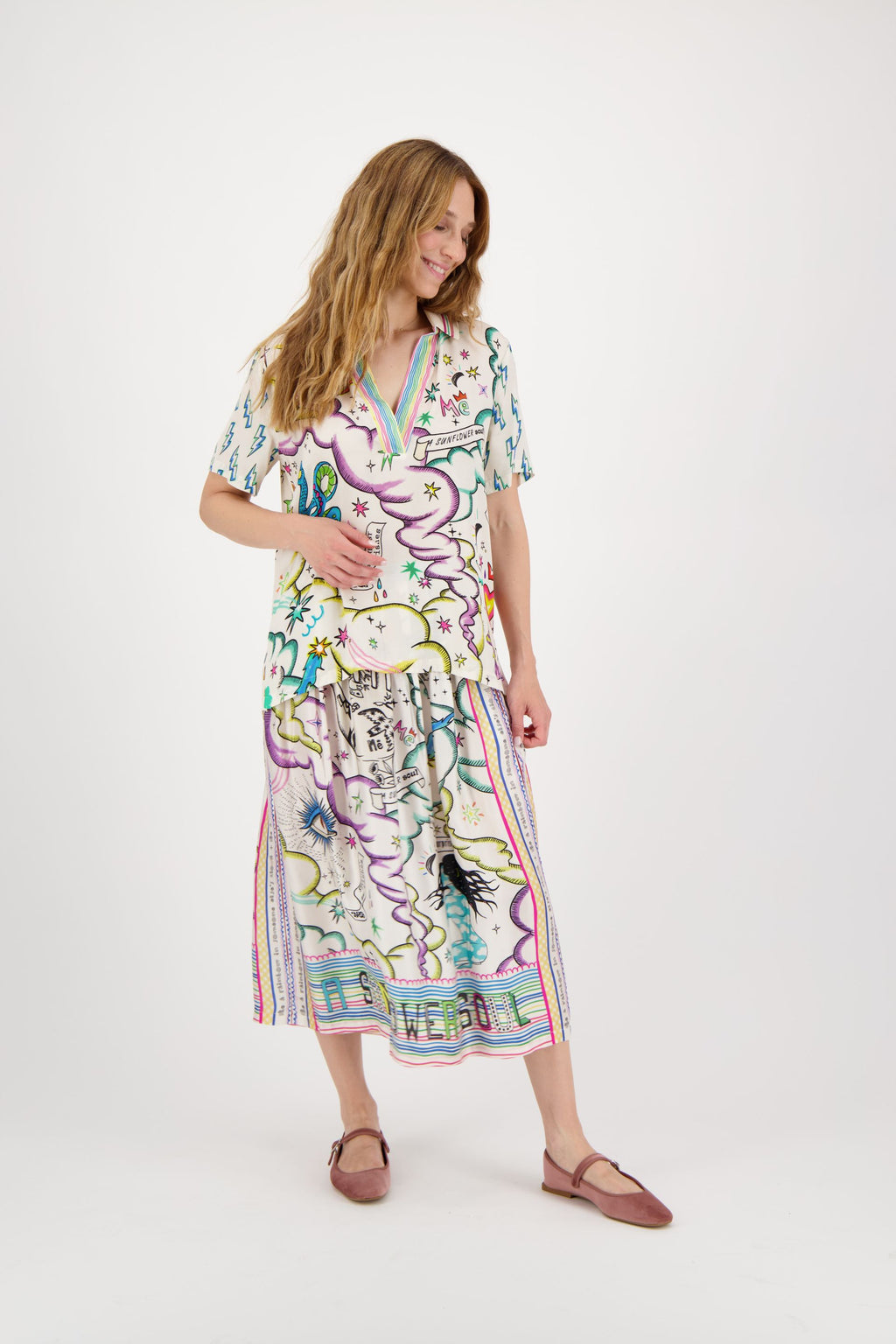 Vanessa Midi Skirt Enlightenment