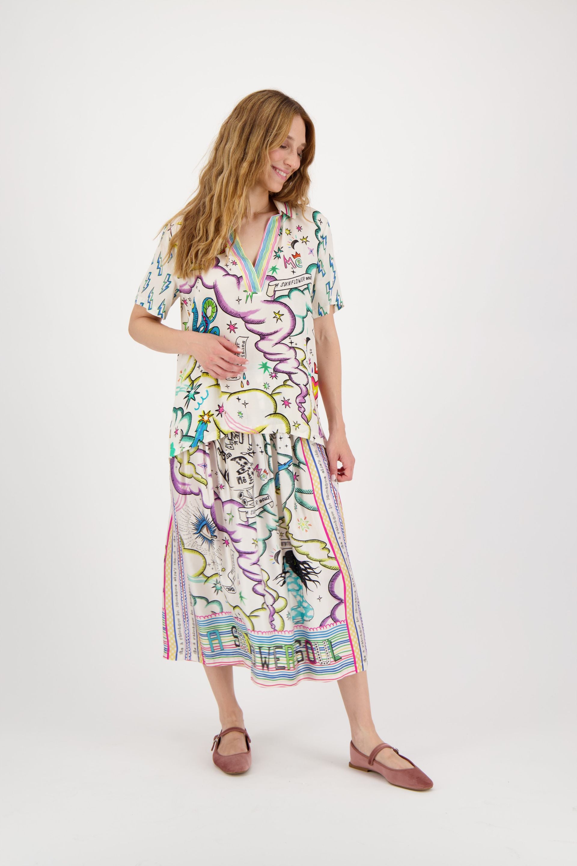 Vanessa Midi Skirt Enlightenment