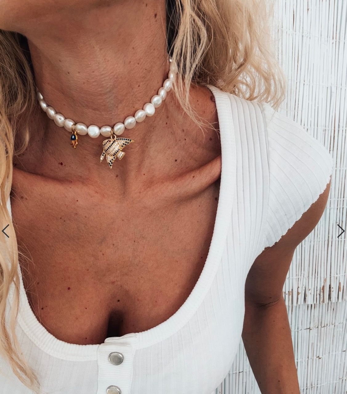 Male Pearl Choker