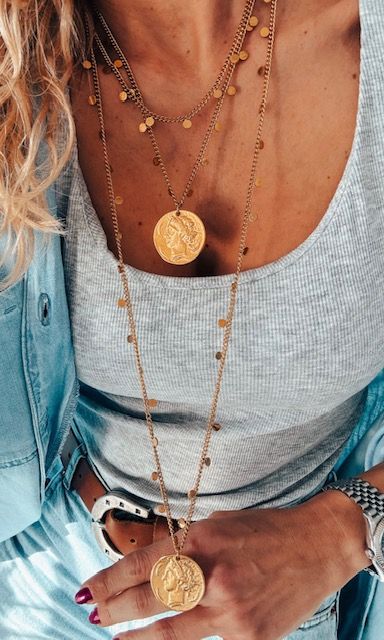 Gold Coin Necklace