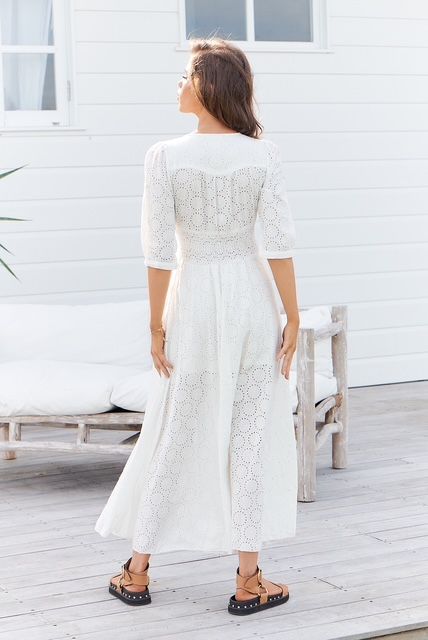 Jaase Sol Embroidered Maxi Dress