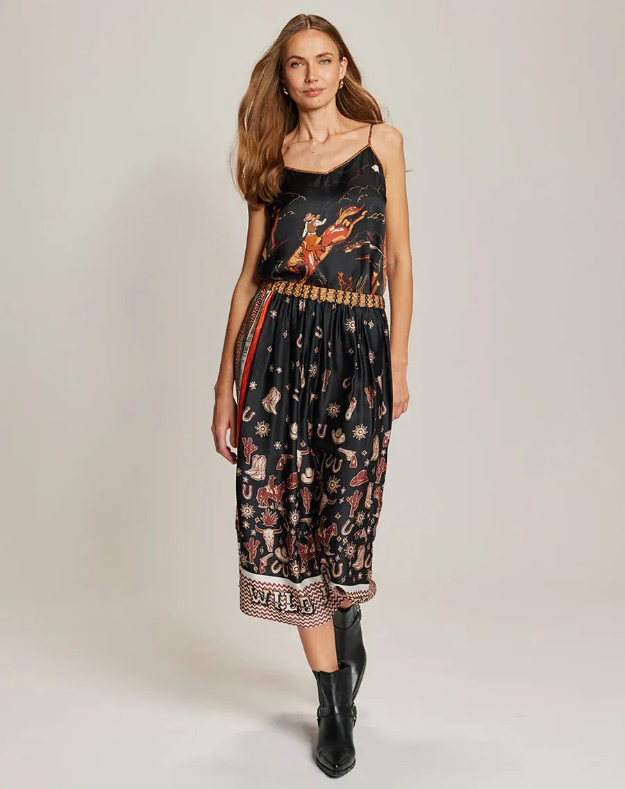 Vanessa Midi Skirt Rodeo