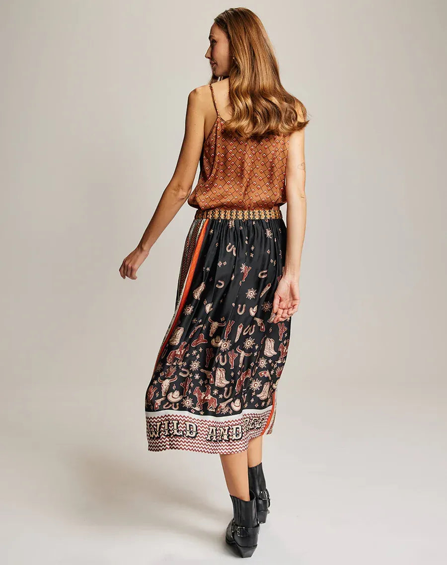 Vanessa Midi Skirt Rodeo