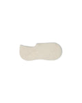 Cashmere Blend Ivory No Show sock
