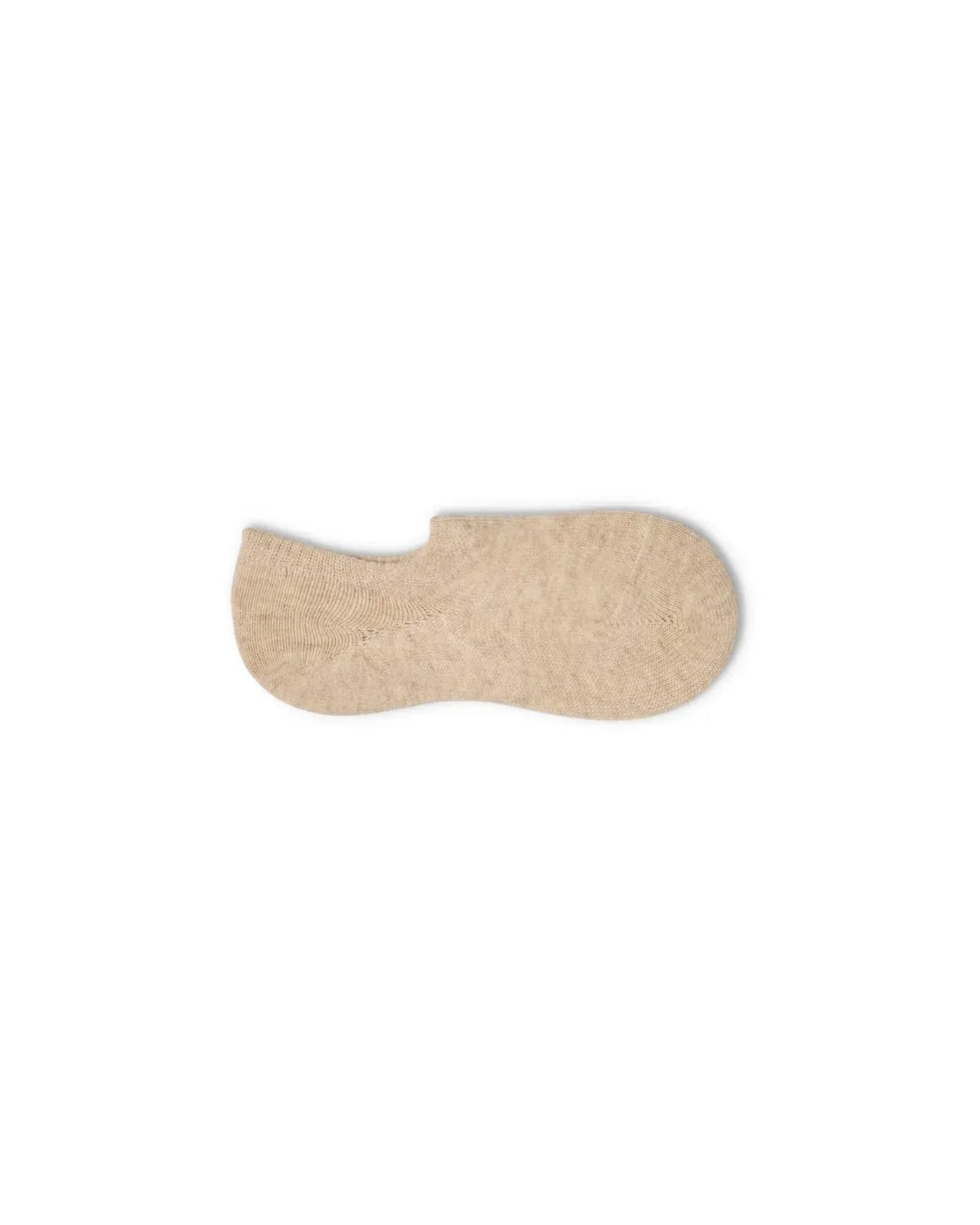 Cashmere Blend Oatmeal No Show sock