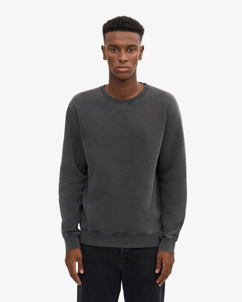 Colorful Standard Classic Organic Crew Faded Black