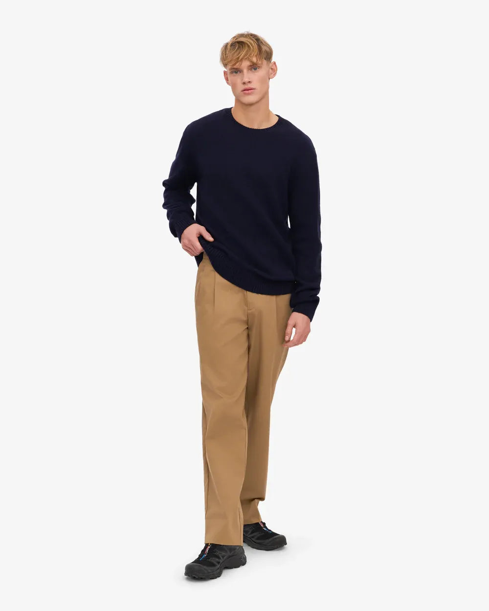 Colorful Standard Classic Merino Wool Crew Navy Blue