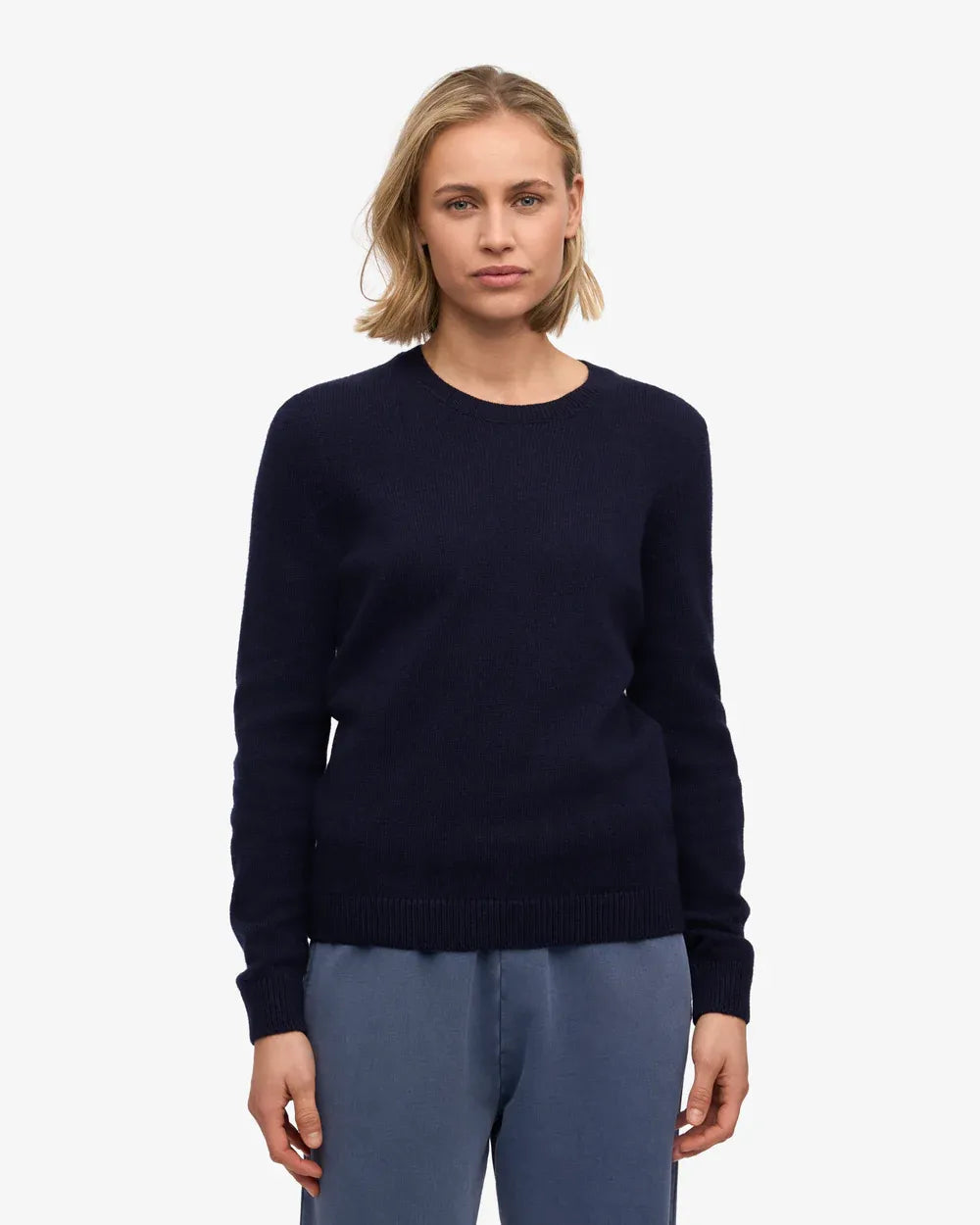 Colorful Standard Classic Merino Wool Crew Navy Blue